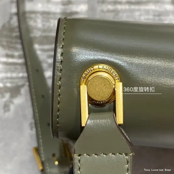 Tony Luxuries SATCHEL LEATHER LOULOU YSL CARRE SMOOTH IN 0615